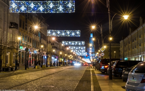 Zablokowana Lipowa. Uszkodzony słup oświetleniowy