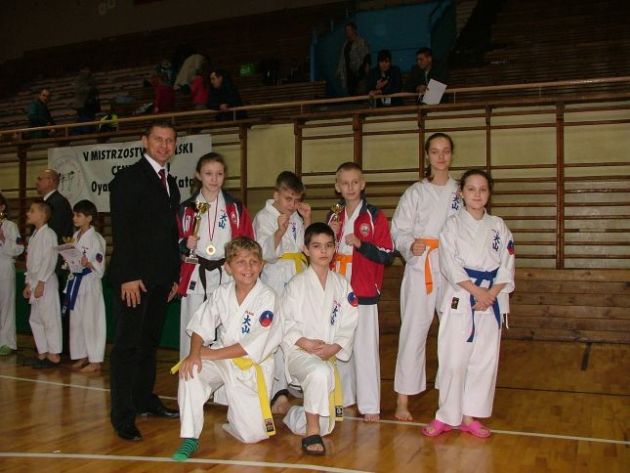 Dobry występ białostockich zawodników na V Mistrzostwach Polski Oyama Karate