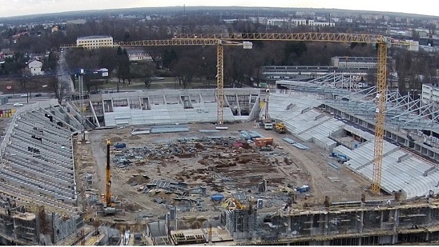 To największa realizacja w historii tej spółki. Pomaga budować stadion w Łodzi