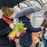 Białostoczanki były rozpieszczane kwiatami. Także przez ważne osobistości