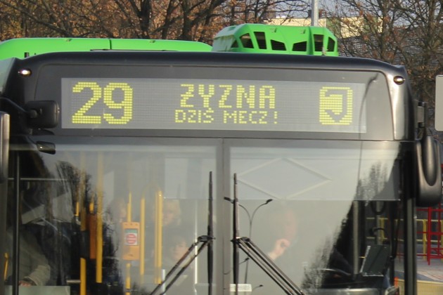 Więcej autobusów na stadion. BKM dogadza kibicom