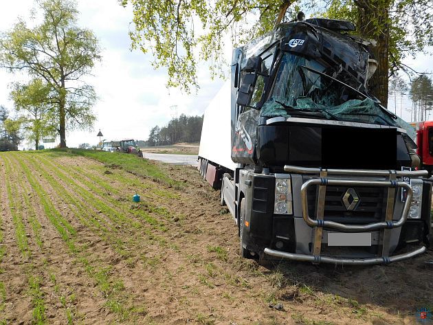 Śmiertelny wypadek. Zginął kierowca tira