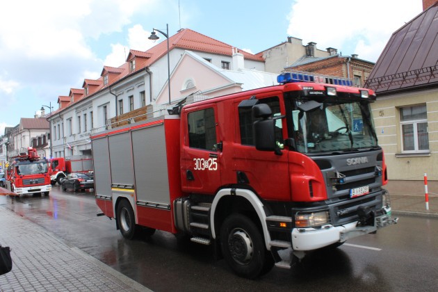 Dzień strażaka. Ulicami Białegostoku przejechała kolumna wozów