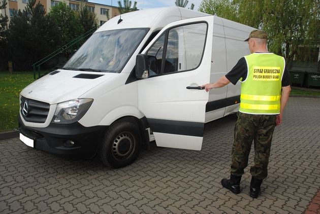 Mercedes skradziony w Luksemburgu odzyskano w Gibach