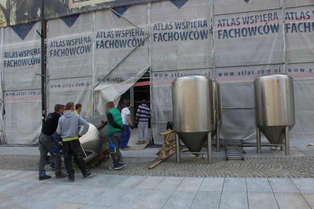 Browar Stary Rynek. Pierwsze urządzenia już są