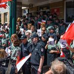 Funkcjonariusze Służby Celnej zaprotestowali przeciwko jej likwidacji 