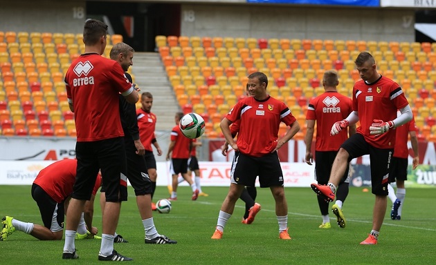 Zwycięski sparing Jagiellonii. Nowy napastnik na testach