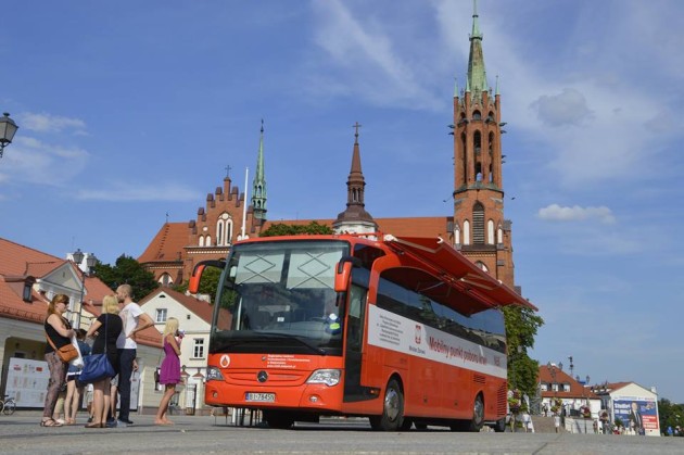 Krwiobus przez 3 dni będzie stacjonował w centrum Białegostoku