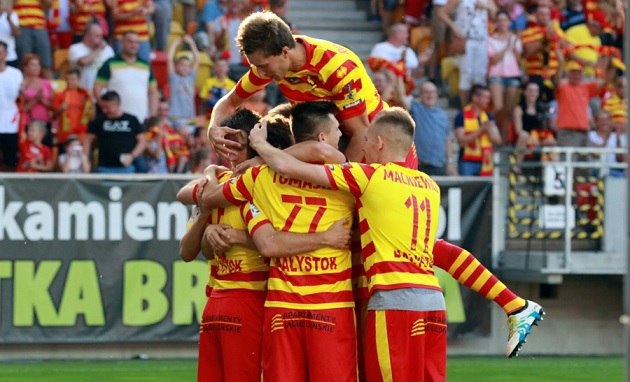 Lotto Ekstraklasa. Wyborna forma Żółto-Czerwonych. Jagiellonia zatopiła Arkę [WIDEO]