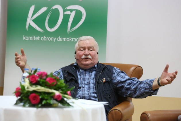 Lech Wałęsa w Białymstoku: nie ma komu przekazać władzy [ZDJĘCIA]