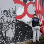 To największy taki mural w Europie. Malują go farbami podlaskiej firmy