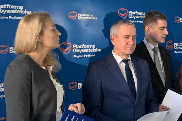 "Moment, żeby rozmawiać o potrzebach powiatów". Platforma zaczyna objazd po Podlasiu