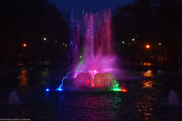 W weekend feerią barw rozbłyśnie fontanna w Alei Zakochanych