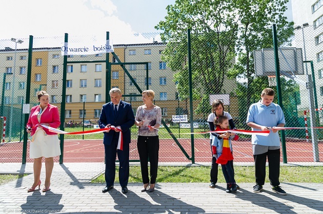 W trakcie wiosennego festynu otwarto nowe miejsce do sportowej aktywności