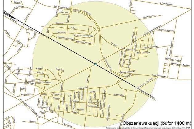 Niewybuch przy ul. Ciołkowskiego. Ewakuacja ponad 9000 osób