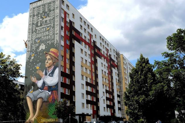 O chłopcu i pieczeniu chleba. Nowy mural już gotowy