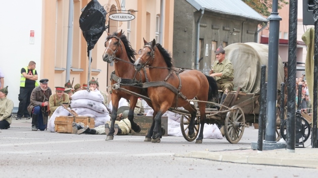 Rekonstrukcja bitwy białostockiej. Potyczka w centrum miasta