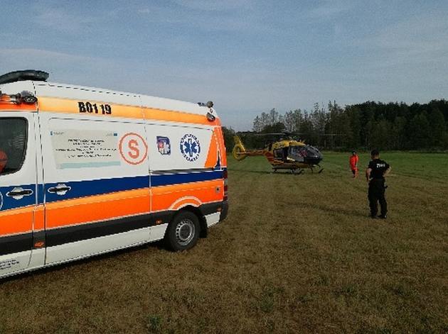 63-latka z Grabarki zabrał helikopter