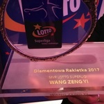 Wang Zeng Yi z tytułem MVP sezonu 2016/2017