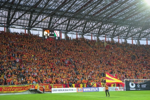 Jagiellonia z siódmą frekwencją w lidze