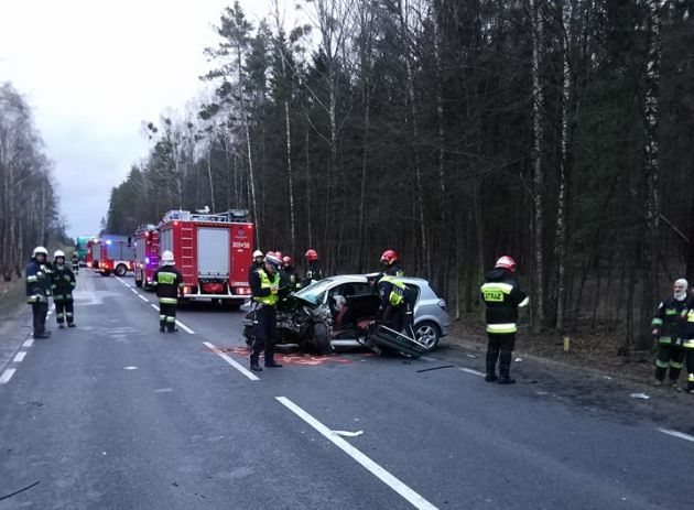 Wypadek między Horodnianką a Czarną Białostocką. Droga jest zablokowana