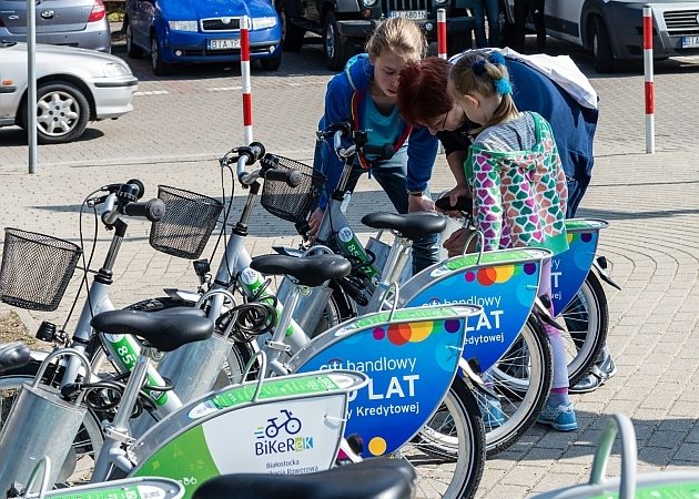 Białostoczanie jeździli bikerami już 137 tys. razy