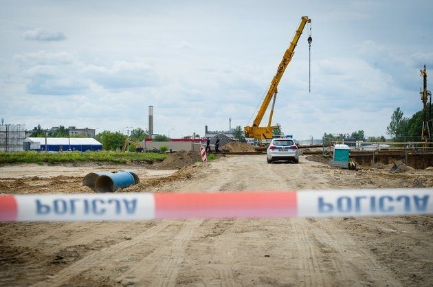 Kolejny pocisk przy Ciołkowskiego. Saperzy w drodze