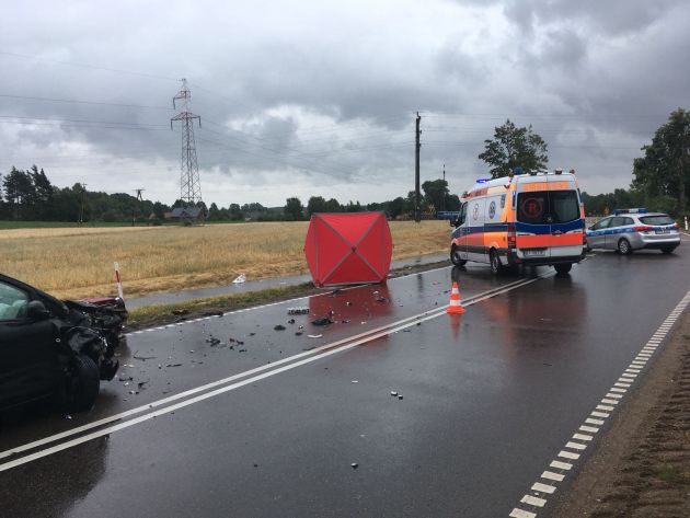 Motocyklista nie żyje. Są utrudnienia w ruchu