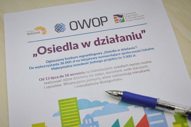 Żeby zintegrować mieszkańców. Ruszył program "Osiedla w działaniu"