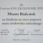 Białystok ekologicznym Janosikiem