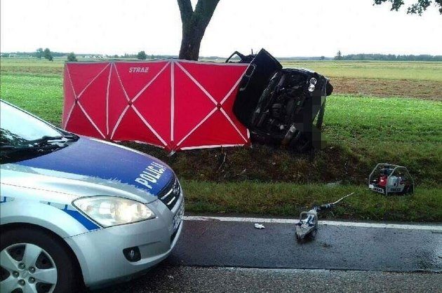 Śmiertelny wypadek na DK 63