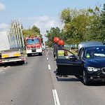 Czołówka na krajowej "65". Jedna osoba została ranna