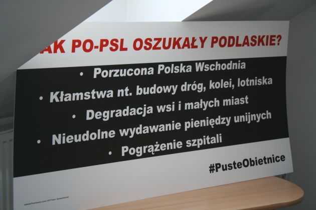 PiS o "Pustych Obietnicach" PO