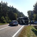 1,5-roczne dziecko w szpitalu. Auto uderzyło w mleczarkę