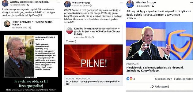 Mowa nienawiści w mieście księdza Popiełuszki. Jest doniesienie do prokuratury