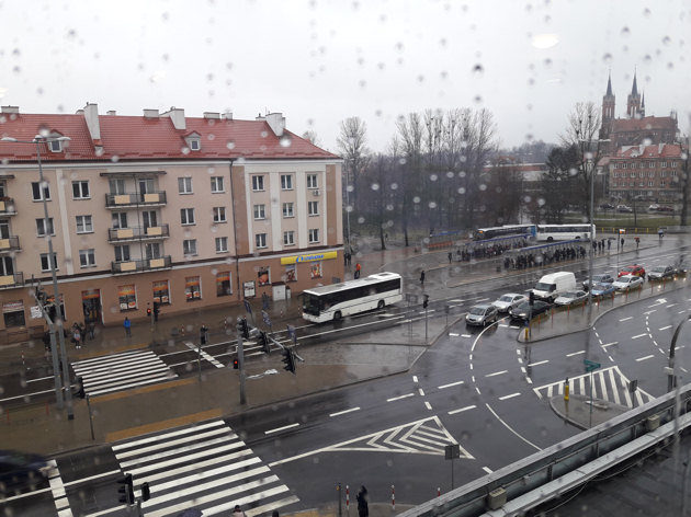 Białystok pod znakiem deszczu 