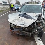 Wypadek w Siemiatyczach. Dwie osoby trafiły do szpitala 