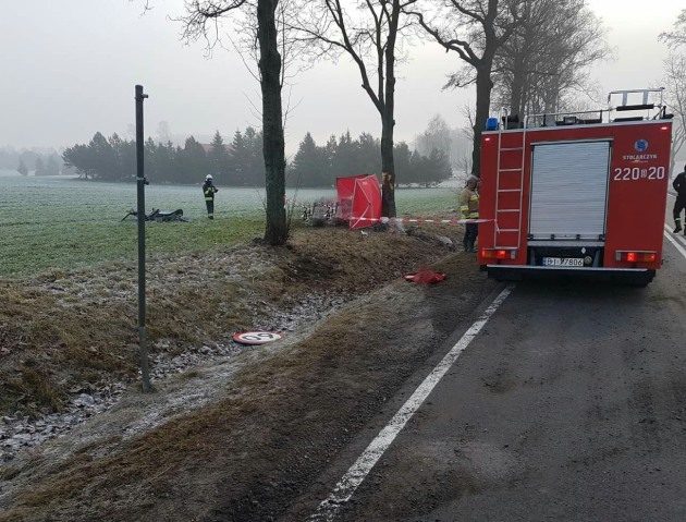 Wypadek śmiertelny. Droga jest całkowicie zablokowana