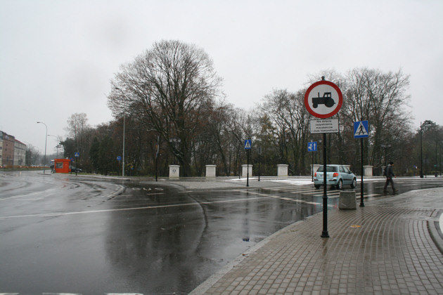 Dużo deszczu w całym mieście