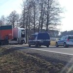 Wypadek na krajowej "ósemce". Jedna osoba trafiła do szpitala