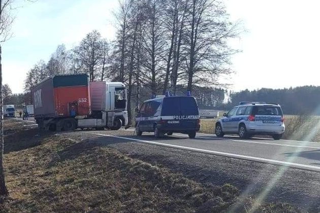 Wypadek na krajowej "ósemce". Jedna osoba trafiła do szpitala