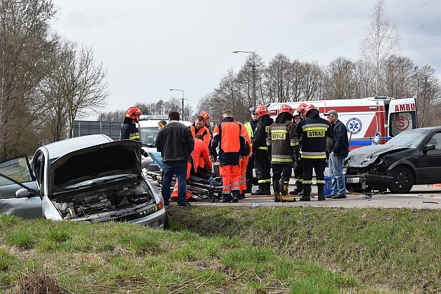 Nie ustąpił pierwszeństwa. Doszło do zderzenia