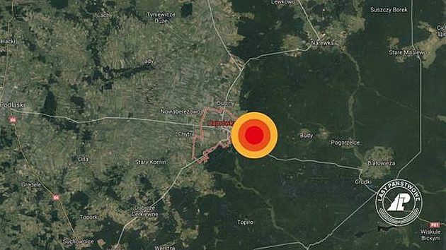 Bomba w Puszczy Białowieskiej. Może dojść do pożaru magazynów wojskowych