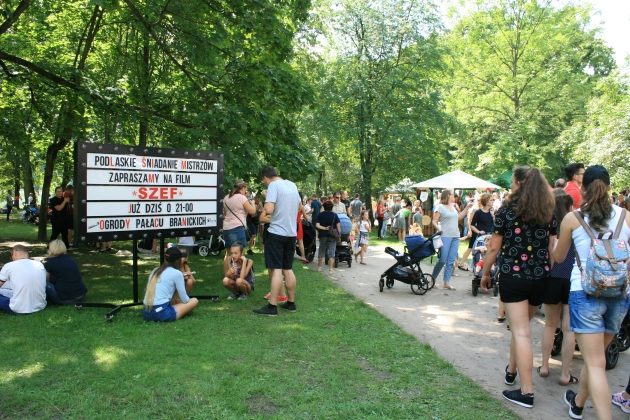 Podlaskie Śniadanie Mistrzów. 2 pikniki w ogrodach Pałacu Branickich