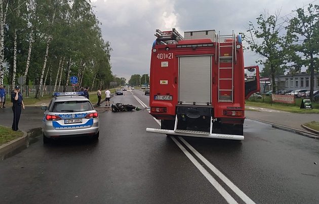 Nie ustąpił pierwszeństwa. Doszło do zderzenia