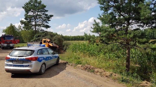 Wypadek ciężarówki. Nie żyje mężczyzna