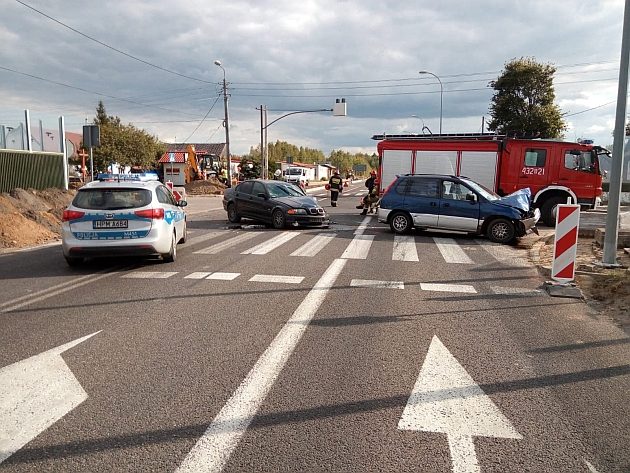 Wypadek na krajowej "66". Jedna osoba trafiła do szpitala