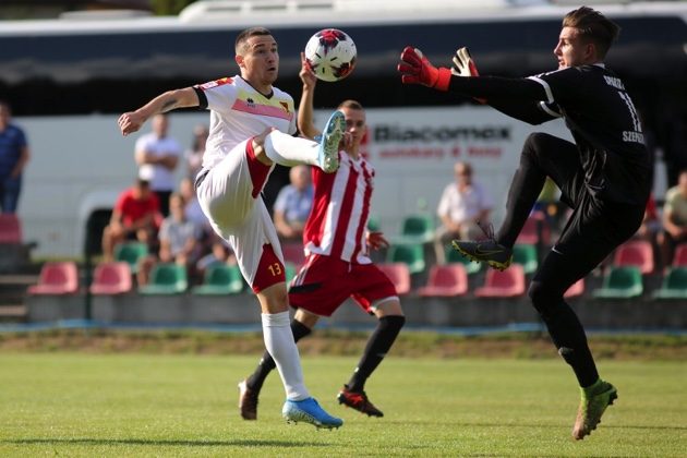 ŁKS 1926 Łomża - Jagiellonia II Białystok. 6 goli i remis