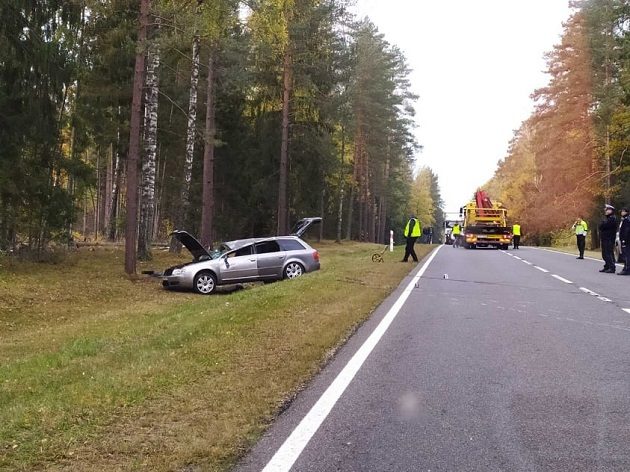 Śmiertelny wypadek na DK65 