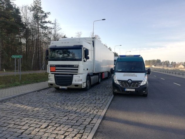 Rosyjska ciężarówka przewoziła ciekły materiał niebezpieczny